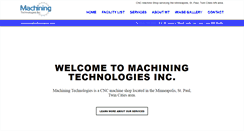 Desktop Screenshot of machiningtechnologies.com