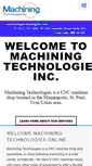 Mobile Screenshot of machiningtechnologies.com